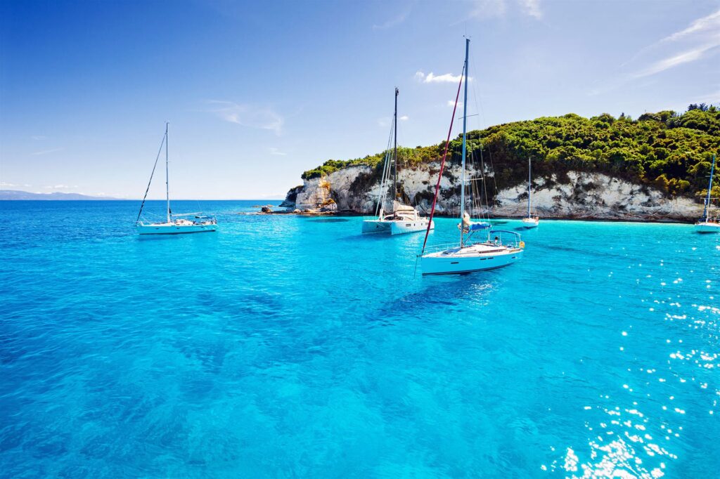 Corfu turquoise waters